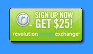 Refer A Friend using Revolution Money Exchange